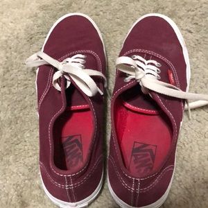 Maroon Vans